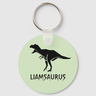 Customise Dinosaur Name Personalise Key Ring