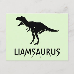 Customise Dinosaur Name Personalise Postcard