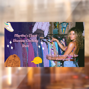 Customise Discount Clothing Shop Promo