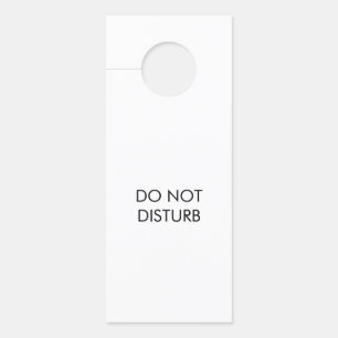 Customise Do not Disturb, Zoom Call, double sided Door Hanger