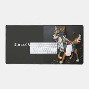 Customise Dog Desk Mat