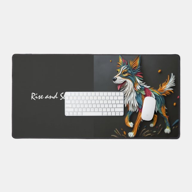 Customise Dog Desk Mat (Keyboard & Mouse)