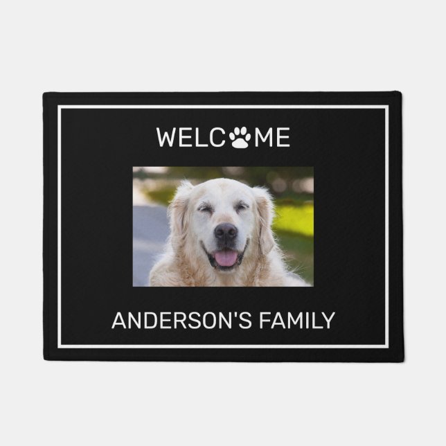 Customise Dog Photo Doormat (Front)