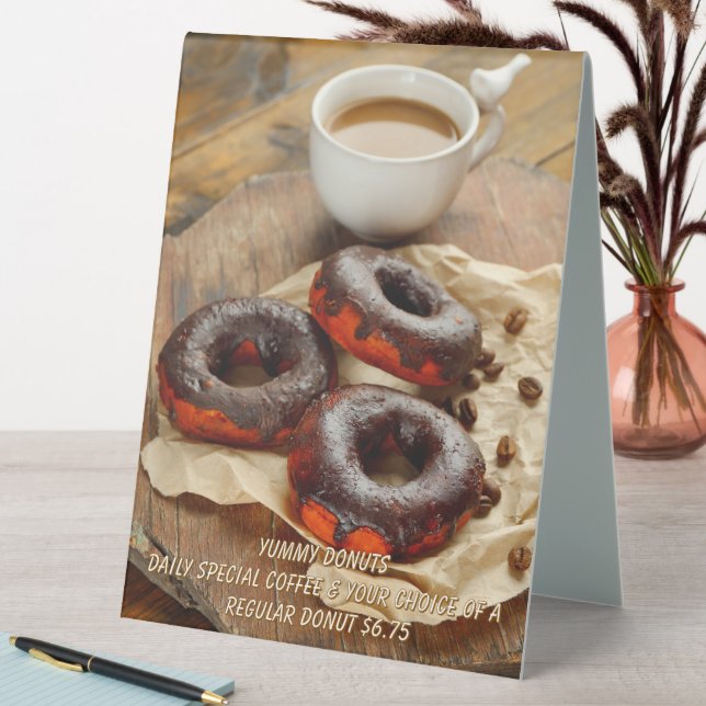 Customise Doughnut Coffee Shop Coffee Doughnut Pro (In SItu (Table))