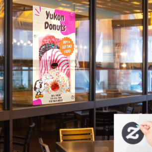 Customise Doughnuts Beige Pink Promotion