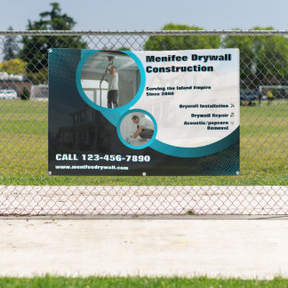 Customise Drywall Installation Contractor Business Banner