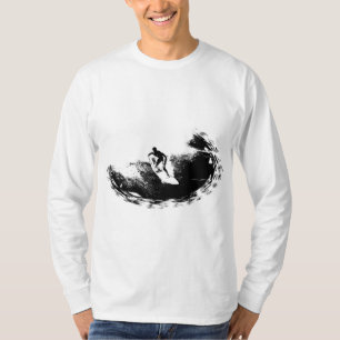 Customise Elegant Modern Surfer Trendy Template T-Shirt