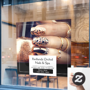 Customise Elegant Nail Salon Promotional