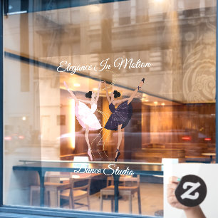 Customise Elegant Pair of Dancing Ballerinas Studi