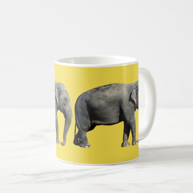 Customise Elephant Coffee Mug (Front Right)