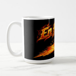 Customise "En fuego" Tennis Ball on fire. Coffee Mug
