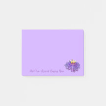 Customise Exotic Purple Passion Flower Notepad