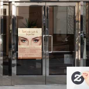 Customise Eyebrow Eyelash Beauty Salon Promotional