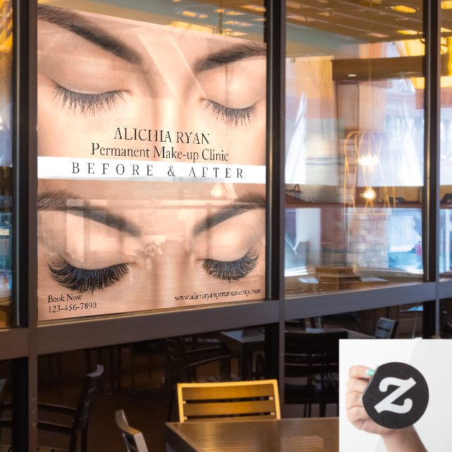 Customise Eyelash Extensions Perm Make up MedSalon (Restaurant Window)