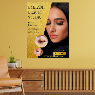 Customise Eyelash Extensions Studio Large Size Poster