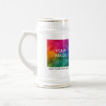 Customise Family Image Photo Business Logo Text Beer Stein<br><div class="desc">Customise Family Image Photo Business Logo Text Create Your Own Name Elegant Trendy Template Stein Magic Mug.</div>