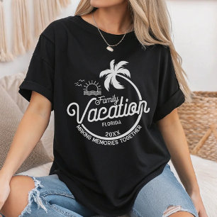 Customise Family Vacation 2025 Family Group Trip T-Shirt