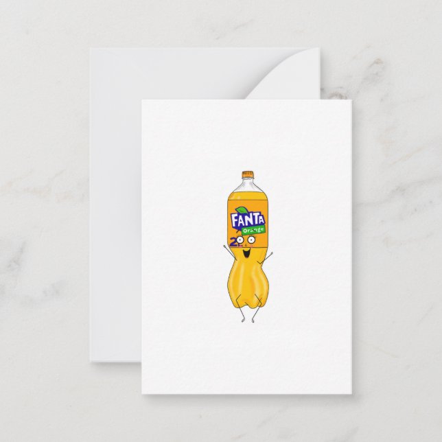 Customise fantastic, orange soda card (Front)