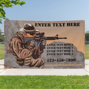Customise Firearms Tactical Training School  Large Banner