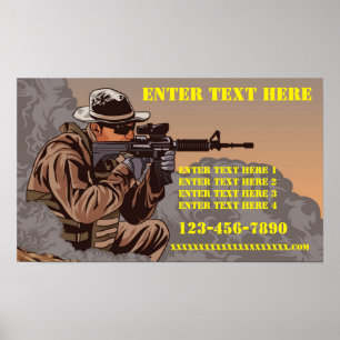 Customise Firearms Tactical Training School  Poster