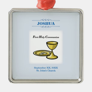 Customise, First Communion Body and Blood Metal Ornament