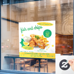 Customise Fish and Chips Restaurant Promotional