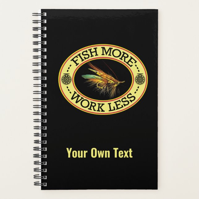 Customise Fish More Work Less Fly Fishing Planner (Front)