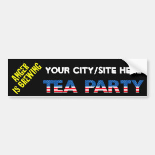 Customise For Your Tea Party Site Bumper Sticker