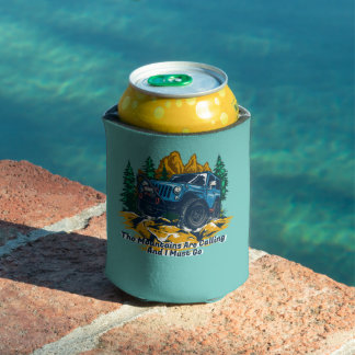 Customise Four Wheel Drive The Mountains Calling Can Cooler