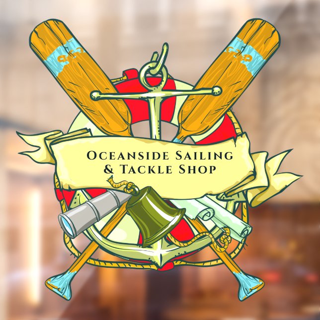 Customise Generic Anchor Oars Nautical Theme (Sheet 2)