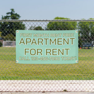 Customise Generic Apartment For Rent Lease  Banner