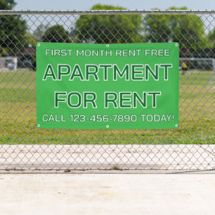 Customise Generic Apartment For Rent Lease Banner