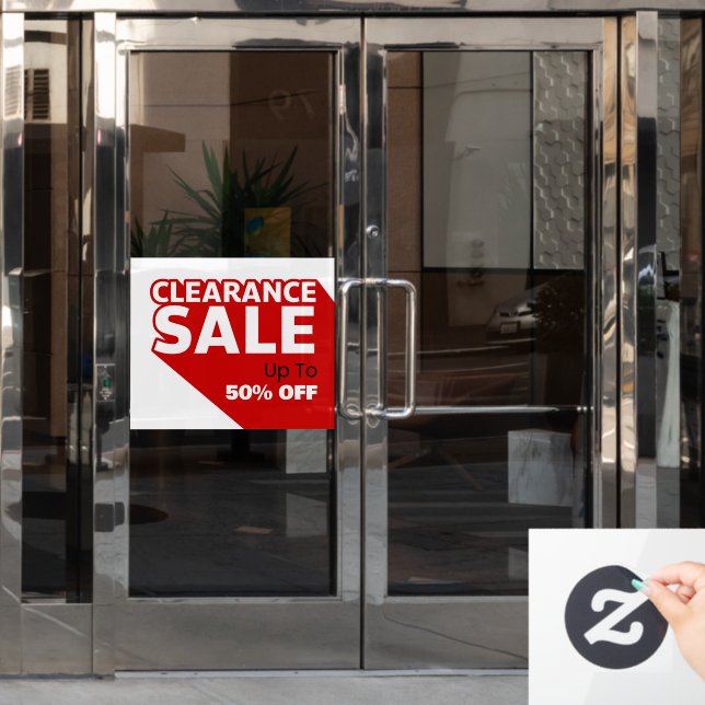 Customise Generic Clearance Sale Up To Percent Off (Office Door)