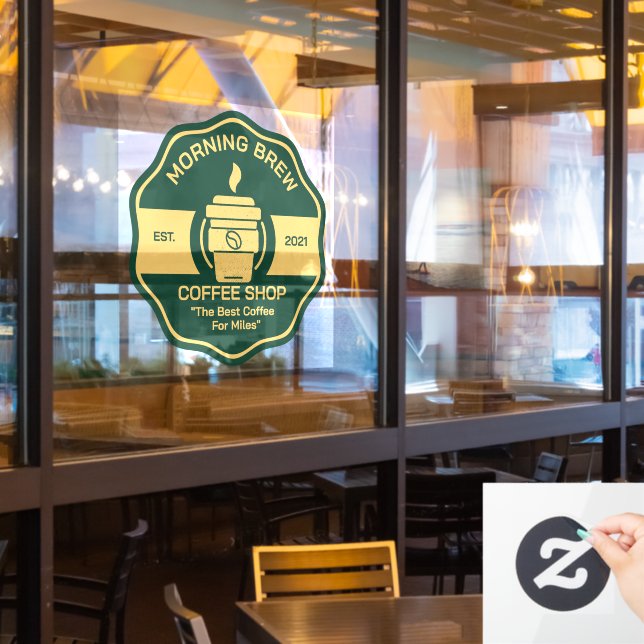 Customise Generic Coffee Shop Business Front (Restaurant Window)