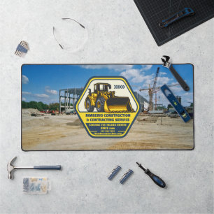 Customise Generic Construction Contracting Busines Desk Mat