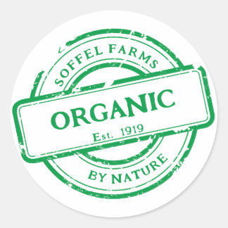 Customise Generic Farm Veggies Eggs Promo Classic Round Sticker