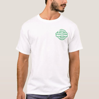 Customise Generic Farm Veggies Eggs Promo Front Ba T-Shirt