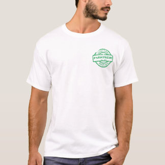 Customise Generic Farm Veggies Eggs Promo Front of T-Shirt