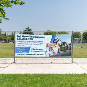 Customise Generic Leasing Townhomes Apartments  Banner