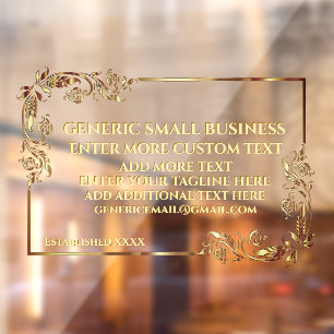 Customise Generic Legal Notary Doctor Ornate Gold 