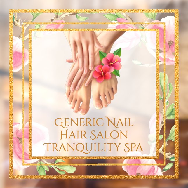 Customise Generic Nail Hair Salon Tranquillity Spa (Sheet 2)