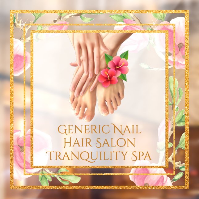 Customise Generic Nail Hair Salon Tranquillity Spa (Sheet 2)