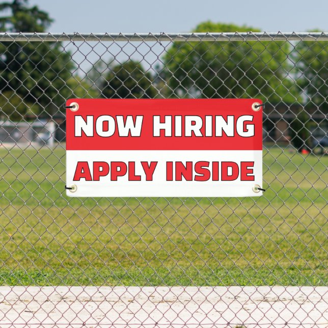 Customise Generic Now Hiring Apply Inside Banner (Insitu)