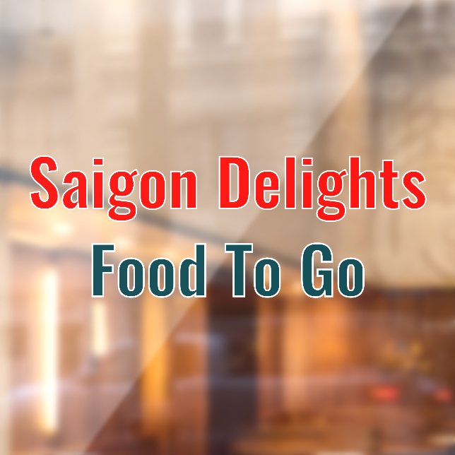 Customise Generic Restaurant Two Colour 2  (Sheet 2)