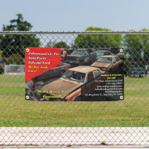 Customise Generic U Pic Em Auto Parts Scrap Yard  Banner