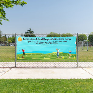Customise Golf Driving Range Business Scenic  Banner