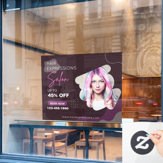 Customise Hair Colouring Highlights Beauty Salon (Cafe Window)