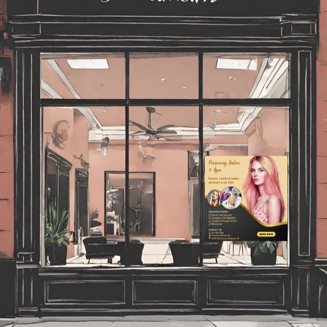 Customise Hair Salon Spa Cut Colour Tinting  (Creator Uploaded)