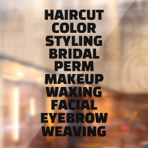 Customise Hair Salon Spa List Of Services Large