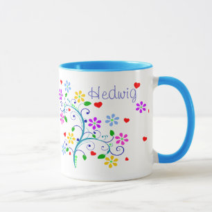 Customise - Hedwig Flower Cup - We *Heart* You